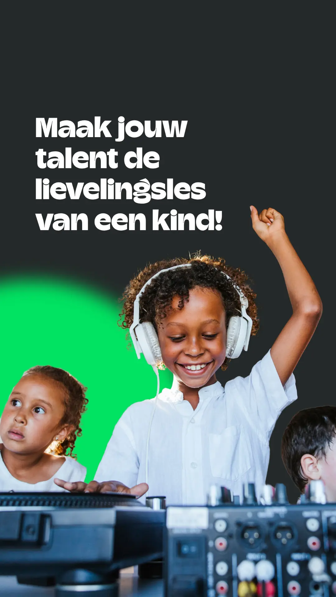 Karibu-advertentie tussen de verhalen: maak jouw talent de lievelingsles van een kind
